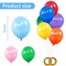 KAWKALSH 200pcs Small Balloons Assorted Colors, 5 Inch Mini Rainbow Latex Balloons for Party Birthday Baby Shower Anniversary Festival Arch Garland Decoration (Multi)